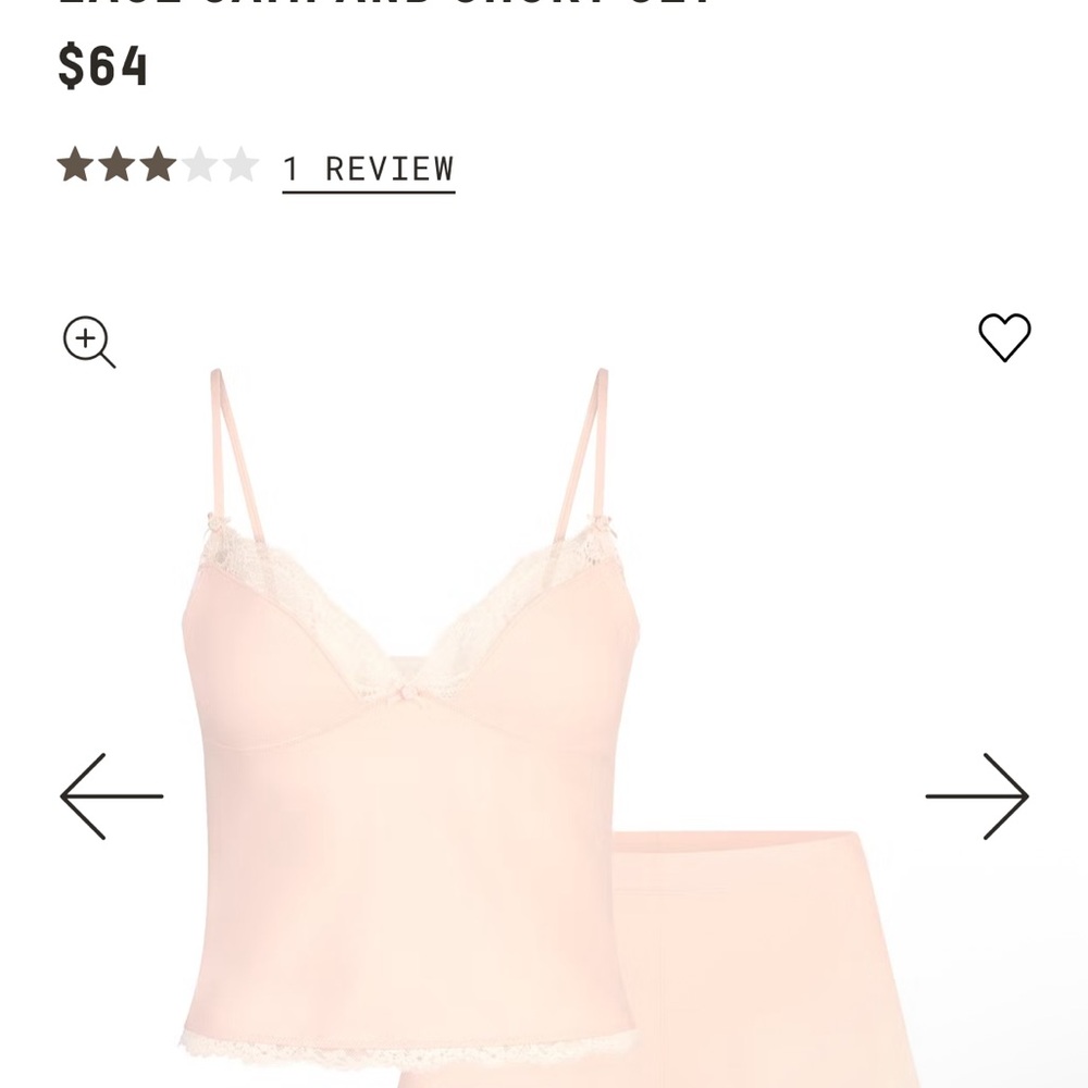 SKIMS LACE CAMI AND SHORT SET - Picture 5 of 5
